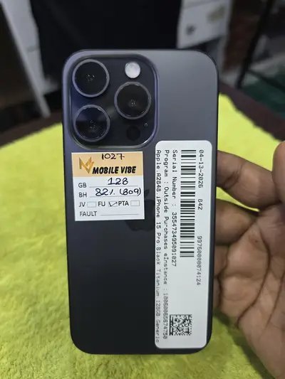 Apple Iphone 15 Pro 128Gb Factory Unlock (10 Out Of 10) 82% Health.